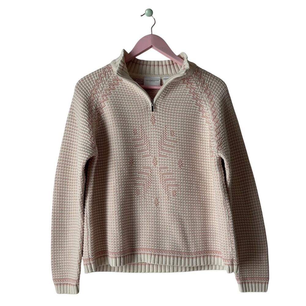 Liz Claiborne Vintage Quarter Zip Sweater